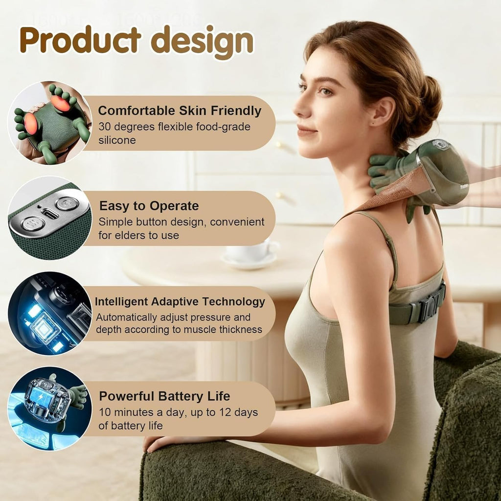 Bionic 4D Kneading Neck & Back Massager
