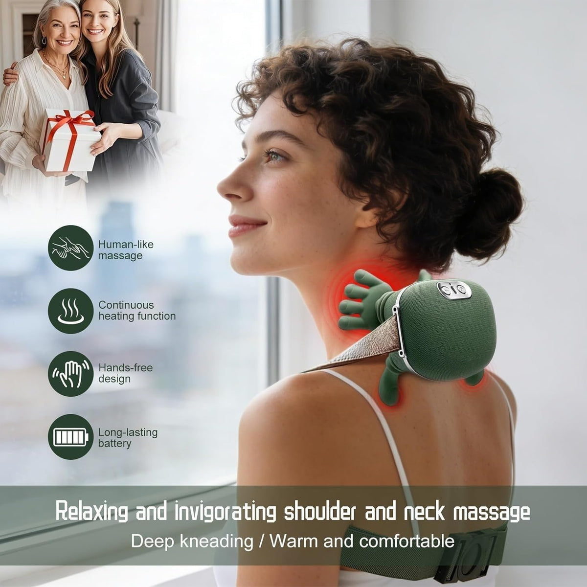 Bionic 4D Kneading Neck & Back Massager